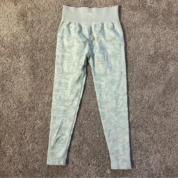 AYBL Light Green Camo Seamless Leggings - Picture 6 of 6